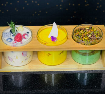 Dessert Glass combo set – Falooda+Pistachio+Safran